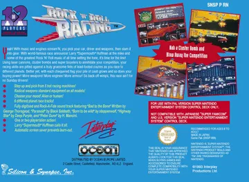 Rock & Roll Racing (Europe) (Beta) box cover back